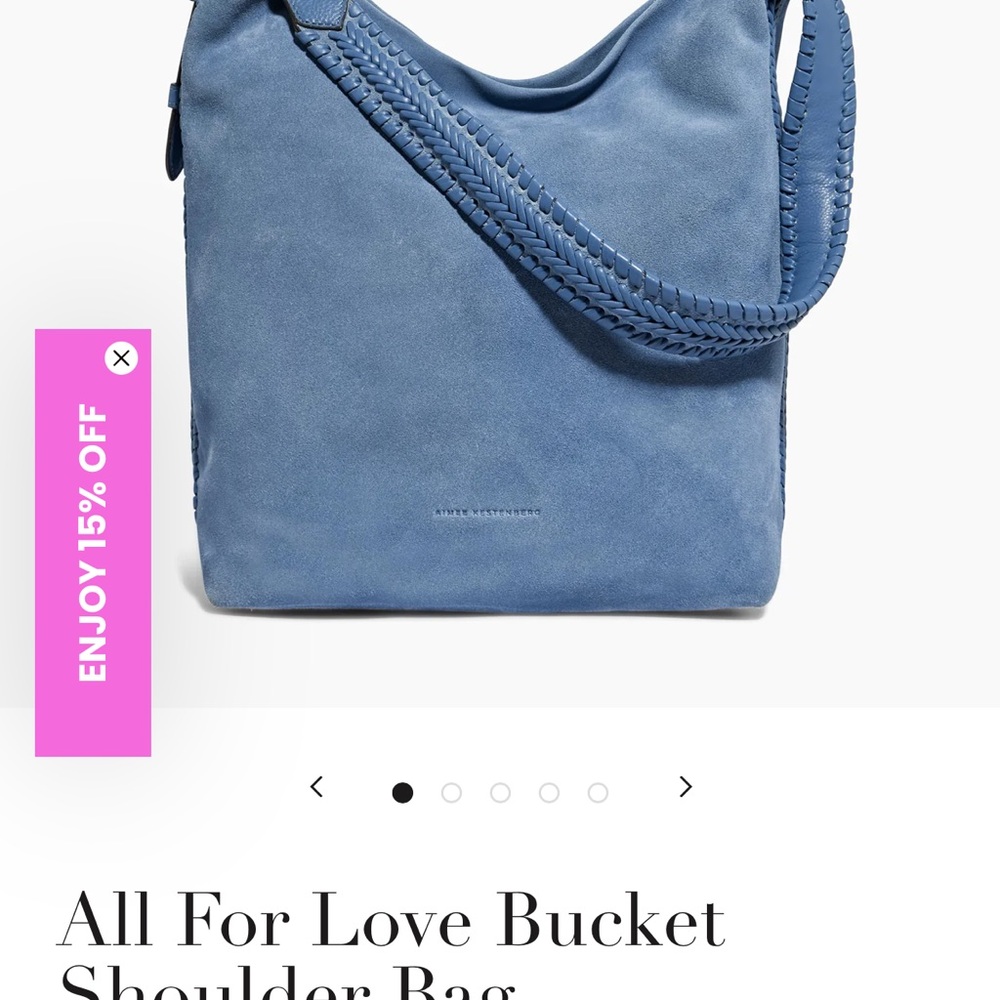 Aimee Kestenberg Blue Shoulder Bag